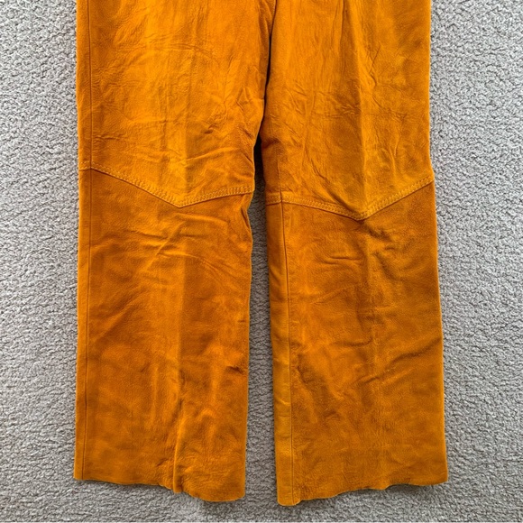 Vintage 70's Bakalli Genuine Suede Leather Pants - Picture 3 of 16